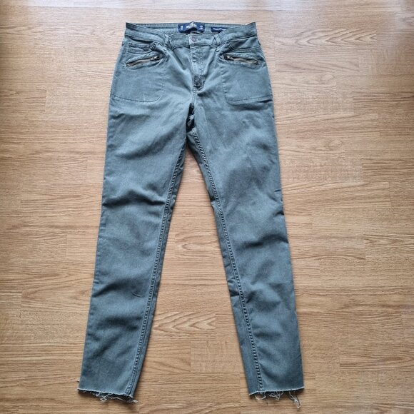 Hollister High-Rise Super Skinny Jean Green Size 30 (11R) - Picture 1 of 7